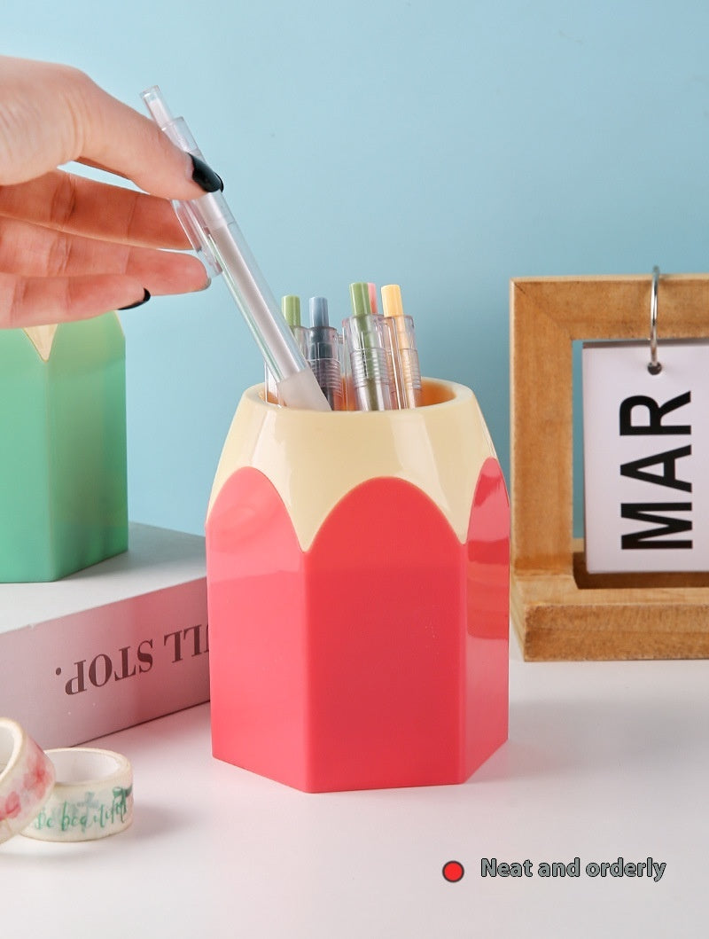 Creative Pen Holder Student Office Learning Stationery Desktop