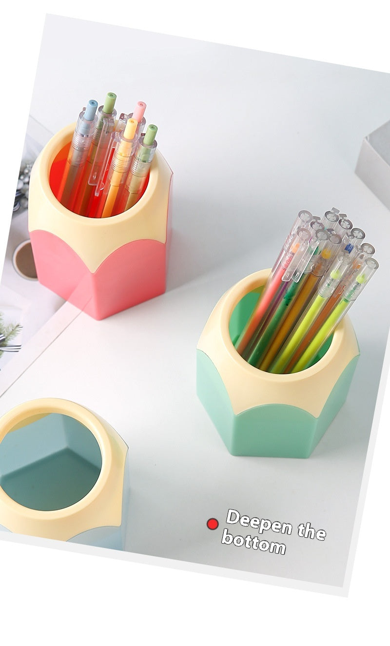 Creative Pen Holder Student Office Learning Stationery Desktop