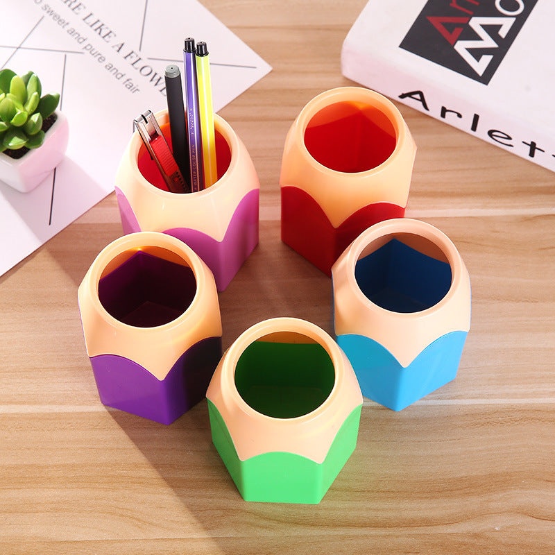 Creative Pen Holder Student Office Learning Stationery Desktop